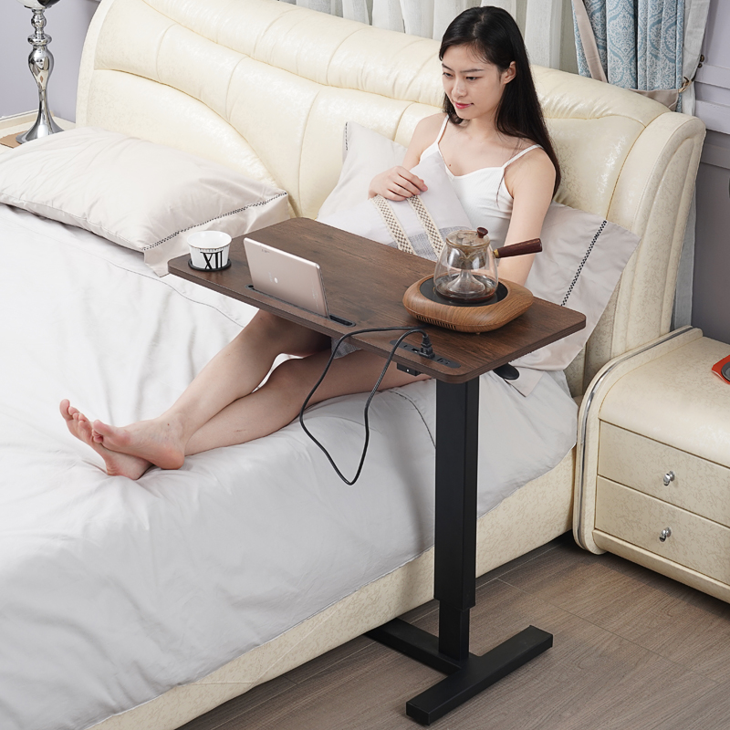 移动小写字升降床边桌沙发笔记本电脑桌子懒人床上书桌可调节家用