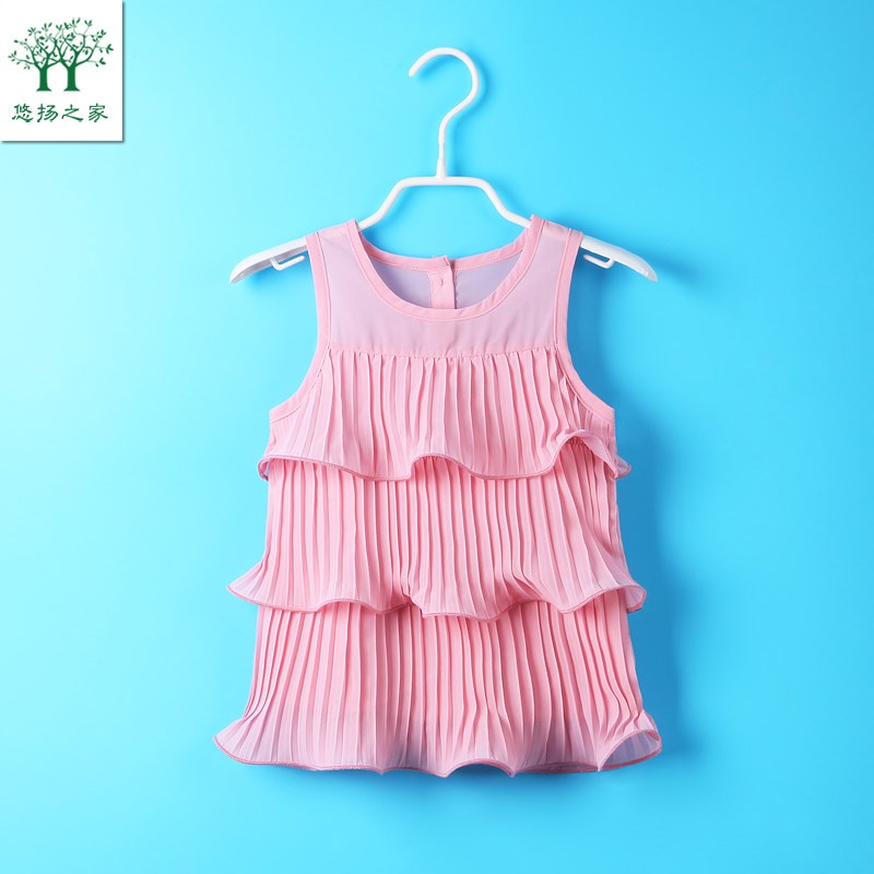 宝宝连衣裙夏装薄款背心裙一二4三5四五岁女童洋气裙子儿童蛋糕裙