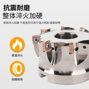 BLMP0904 内冷刀盘 出水 双面 快进给刀盘  仿形加工开粗面铣刀盘