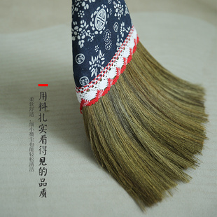 天然芒草扫把软毛木地板无静电长柄老式不易粘头发清洁神器笤帚刷
