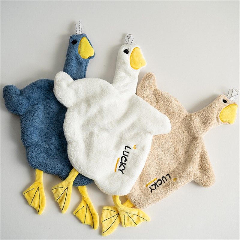 可爱动物擦手巾鸭子火鸡吸水加厚家用厨房挂式卫生间手帕擦手毛巾,家庭/个人清洁工具,厨房擦手巾,淘宝优惠券,粉丝福利购,淘宝优惠卷