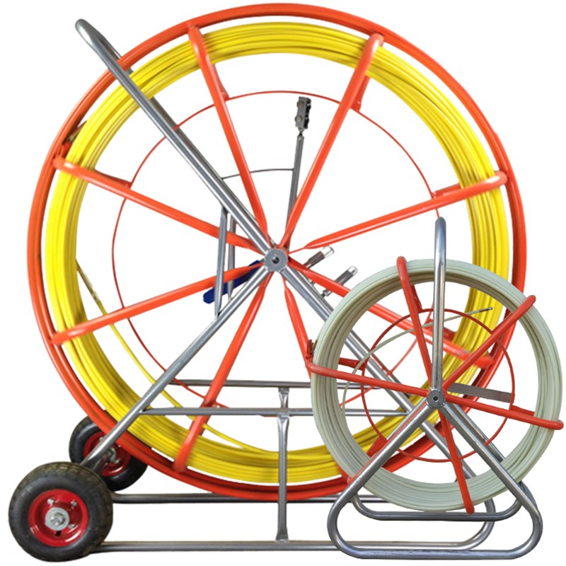 穿孔器钢丝穿线器电工拉线引线器暗管玻璃钢架子电缆通棒通管器