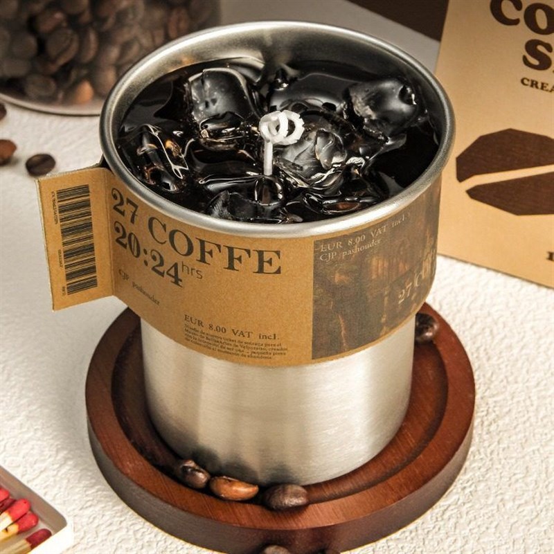 咖啡香薰蜡烛礼盒生日毕业礼物男女生朋友闺蜜小众高级家用卧室内