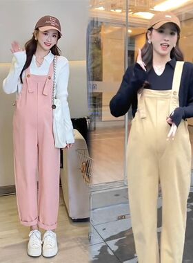 孕妇装秋冬季2023新款套装针织打底衫抱婴袋裤长裤女装春秋款两件