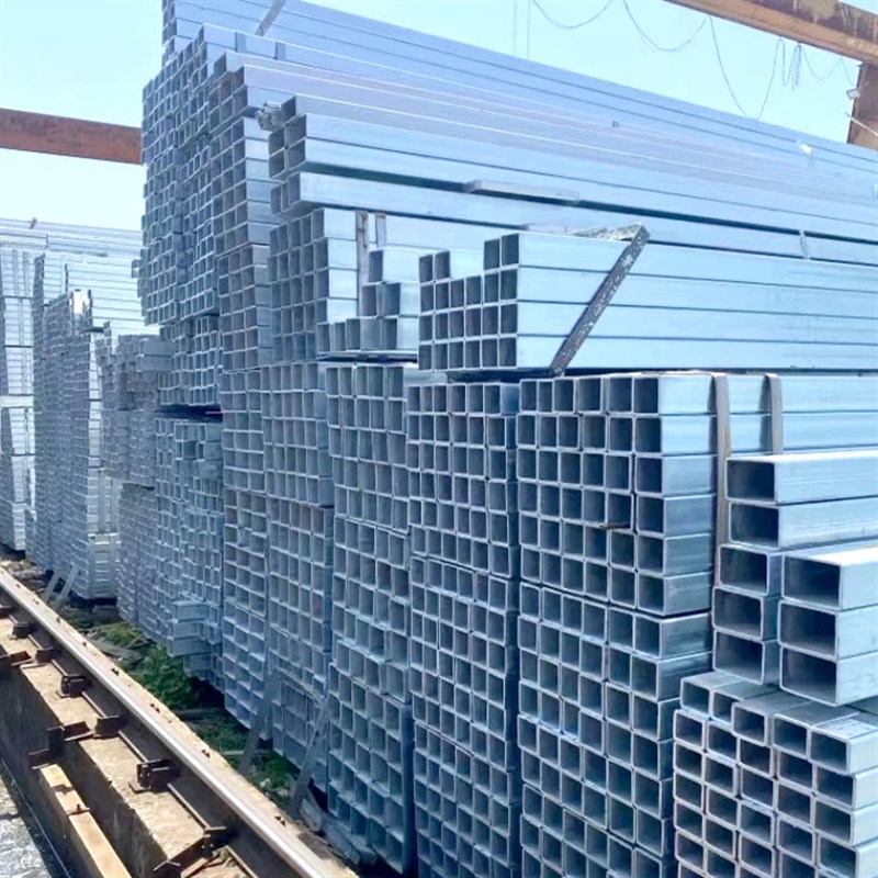 镀锌方管6米方管钢材型材镀锌方x管40x60冷镀方通矩形管40x40切割