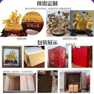 马发立财金金马摆件马绒沙工艺品保险公年司年会活动小中大活动商