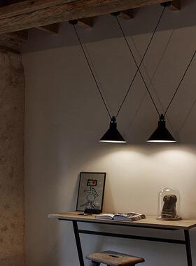 北欧风创意个客厅灯现简代工47116业风餐性馆餐约厅咖啡厅吧台装