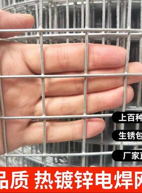 镀锌铁丝网围栏外护栏铁DRU网家养殖围养鸡钢丝网网户格小孔用防