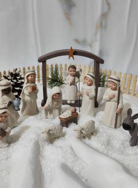 树脂套工S摆件诞生装PH15800（/12艺）