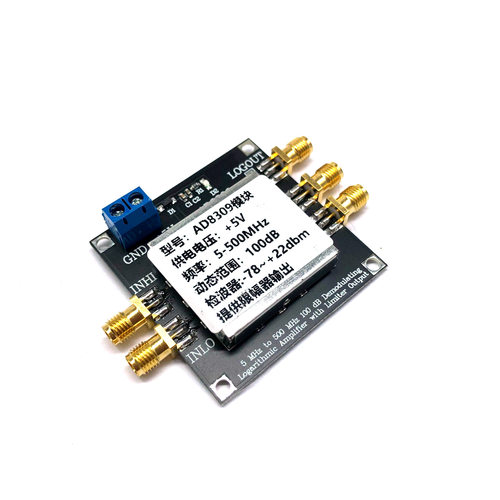 AD8309100dB动态范围检波带限幅输出可用作FSKPSK解调500MHZ