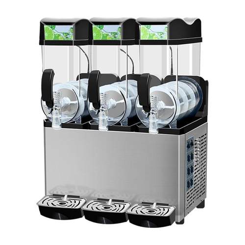 雪融机工厂三缸沙冰机奶茶店自助餐厅便利店设备雪泥机