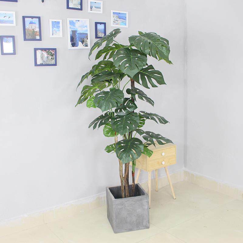 北欧高档龟背仿真树落地热带绿色植物假盆景室内装饰义乌外贸,纺织面料/辅料/配套,纺织机械配件,淘宝优惠券,粉丝福利购,淘宝优惠卷