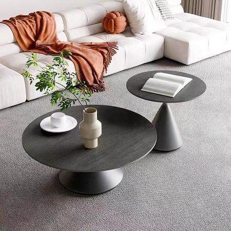 北欧现代奶油风纯黑碳素钢岩板家用小户型客厅沙发大小圆组合茶几,纺织面料/辅料/配套,纺织机械配件,淘宝优惠券,粉丝福利购,淘宝优惠卷