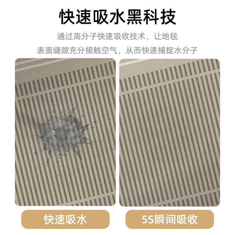 奶油风厨房地垫吸油防滑免洗可擦吸水矽藻泥门垫专用耐脏垫子高级,居家布艺,厨房地垫,淘宝优惠券,粉丝福利购,淘宝优惠卷