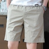 纯棉休闲短裤 子男款 男士 薄款 2025新款 外穿5分中裤 夏季 格子五分裤