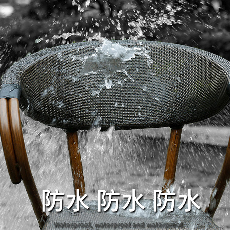 莫家阳台小桌椅三件套休闲茶几一桌两椅二藤椅组合椅子网红 茶桌