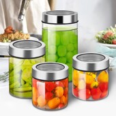 防漏玻璃储物罐酵素密封瓶杂粮零食奶粉面条茶叶泡菜坛家用腌菜罐