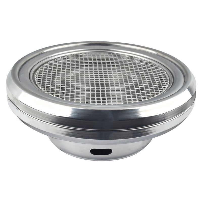 韩式商用碳烤炉上排烟炭烤炉圆形木炭烧烤炉烤肉店自助炭火烤肉炉