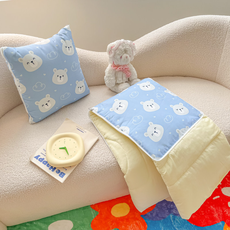 多功能亲肤抱枕被子车载靠枕办公室折叠毯儿童学生午睡枕头小薄被,居家布艺,抱枕被,淘宝优惠券,粉丝福利购,淘宝优惠卷