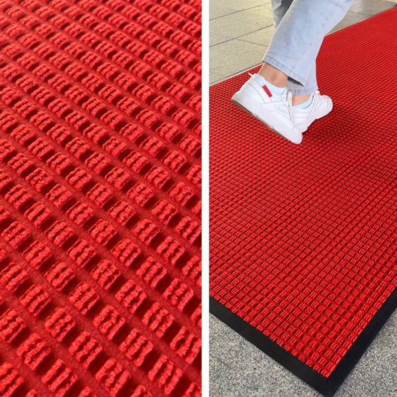 定制户外商用防滑地垫进门除尘刮泥防滑吸水脚垫门厅进门LOGO地垫