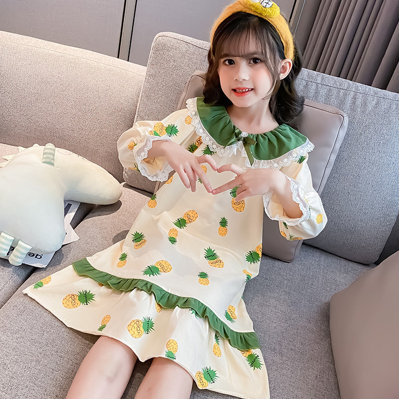 女童睡衣2021年夏季薄款纯棉公主大童家居服女孩儿童吊带睡裙可爱,童装/婴儿装/亲子装,家居裙/睡裙,淘宝优惠券,粉丝福利购,淘宝优惠卷