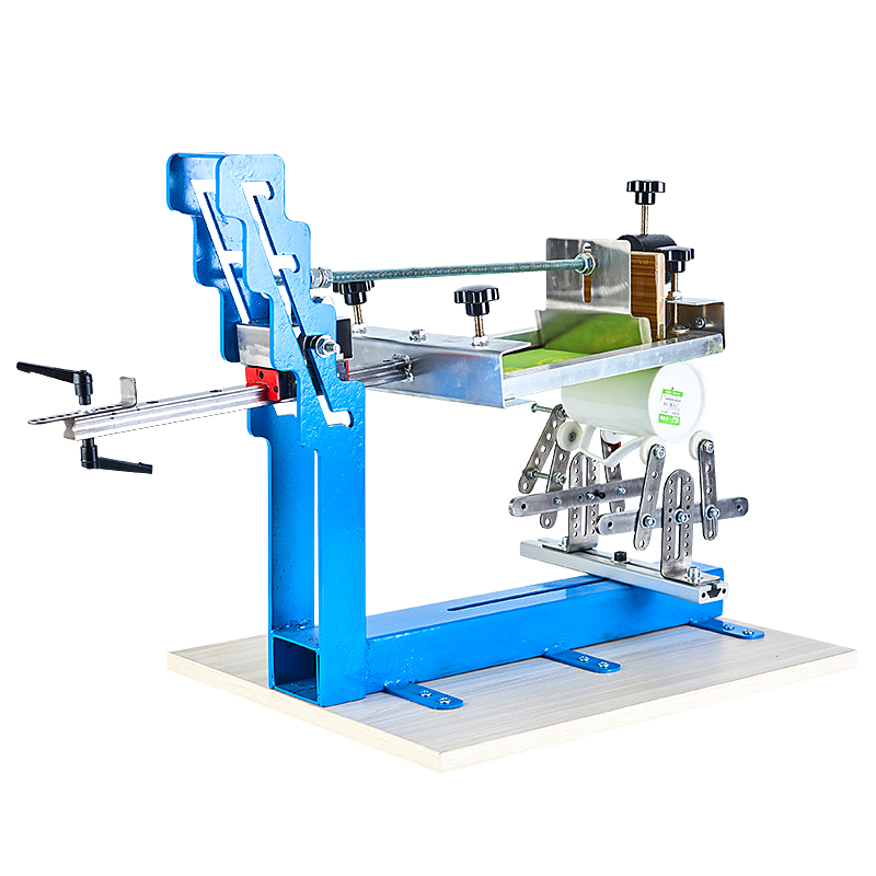 手动曲面圆柱化妆品瓶子广告杯丝网印刷机设备圆面杯子商标丝印机