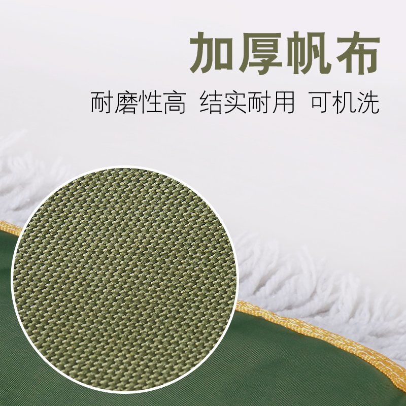 平板拖把布头拖把头替换布棉线尘推墩布排拖布大号60 80 90 110cm