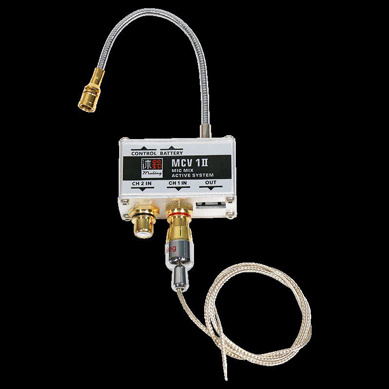 2020新品沐铃MCV1ii二代民谣弹唱吉他拾音器美式指弹压感+麦克风