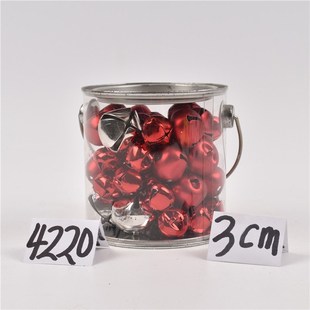 圣诞节装饰品金银白混色铃铛吊饰圣诞树吊顶装饰挂件铃铛布置组合