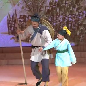 2023新款儿童悯农锄禾日当午演出服愚公移山舞台剧古装汉服国学服