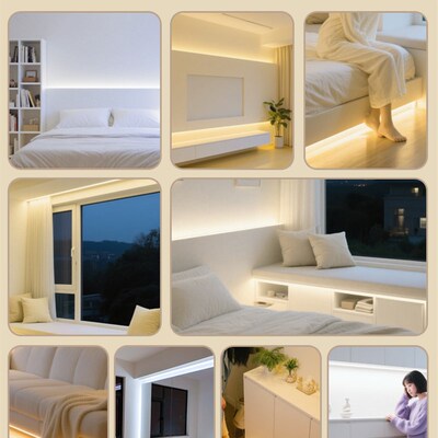 三色遥控USB灯条不干胶大气档床头窗帘盒电视免插拔充电Led灯条