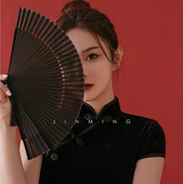 扇子古风中国风跳舞蹈折扇网红女士礼品古装 典汉服小扇子夏jk折叠