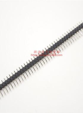 单排针1*40P2.54MM间距单排直针排针铜针长11MM1包200个