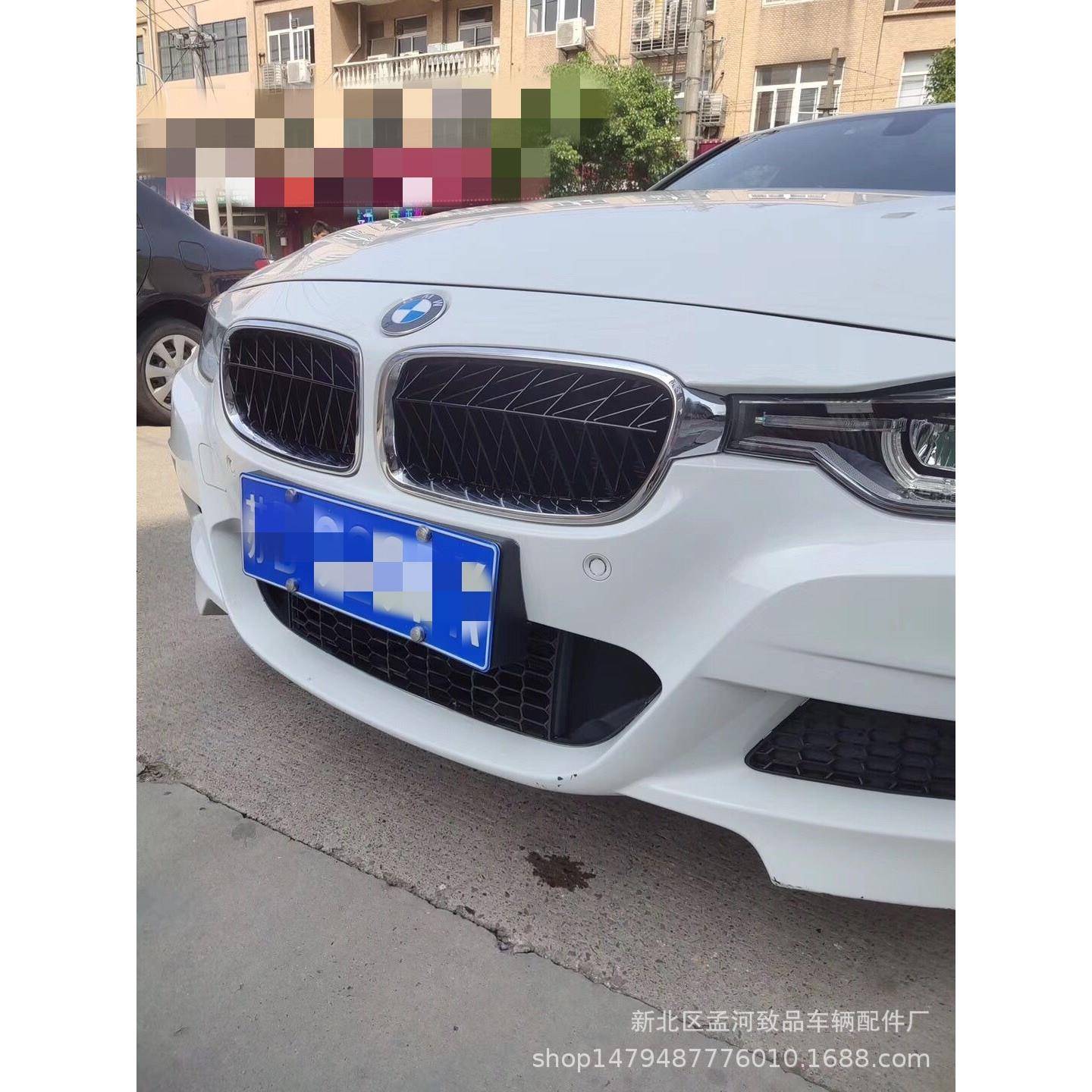 宝--马-新3系318320330新5系530525改装蜂窝款格栅蜘蛛网中网