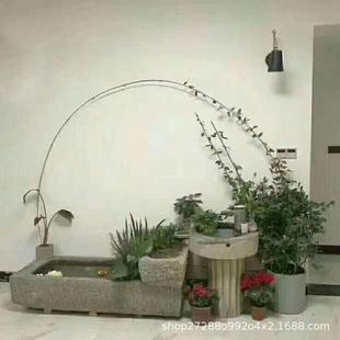 老石器摆件组合创意流水喷泉摆件工艺摆设水景欧式装饰可