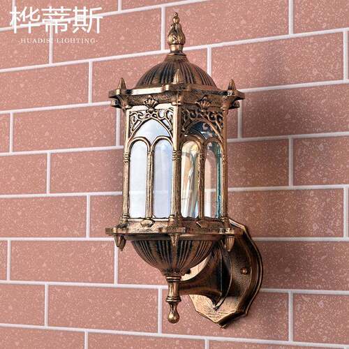 户外壁灯现代简约室外欧式壁灯防水庭院灯走廊过道阳台灯露台灯