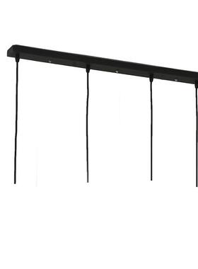 黑色15839白色多一字长条吸顶灯方盘长形圆形吊两头三头头底座