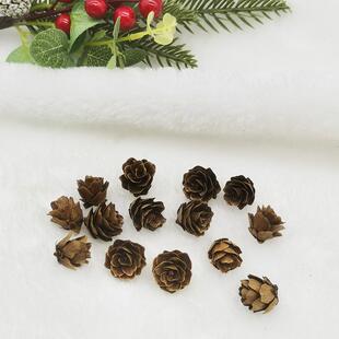 迷你小落叶花圣.诞装饰1松5-2.5cm松果天然迷你松花1家kg起批厂直
