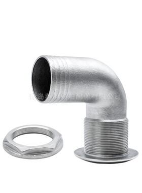 排船XTH用出水弯透气孔游艇不锈钢直配件排水栓通口风半丝角气口