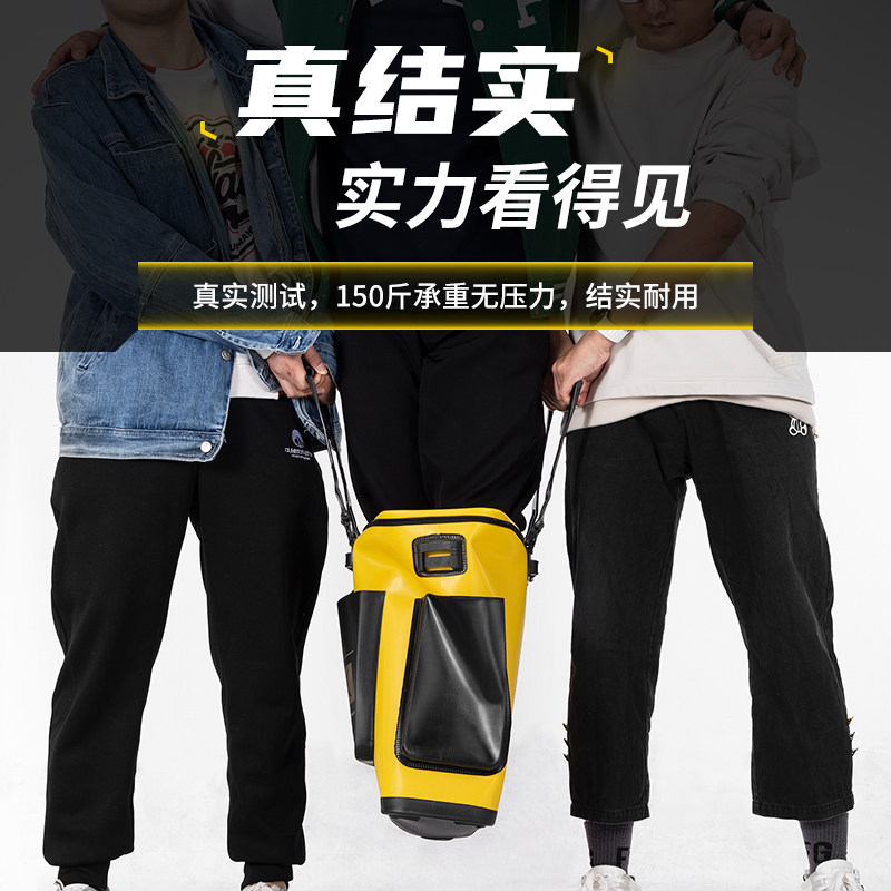 鱼桶鱼护桶鱼箱钓鱼折o叠装鱼水桶一体成型户外渔具用品钓鱼箱活