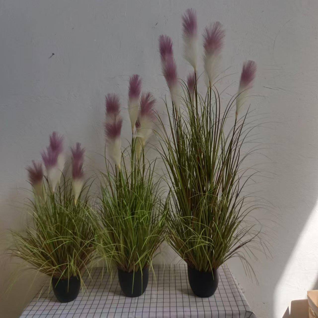 人造仿真苇植物假绿植草居装饰草摄影道无品牌/落地摆家件盆具景