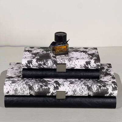 欧式装轻奢高端家仿马毛皮革首饰纳FTA盒置物盒装饰收摆件卧室居