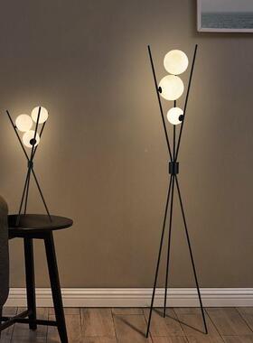 支星落地灯客厅沙发旁灯具北球50172头欧书房卧室床氛围灯三月架