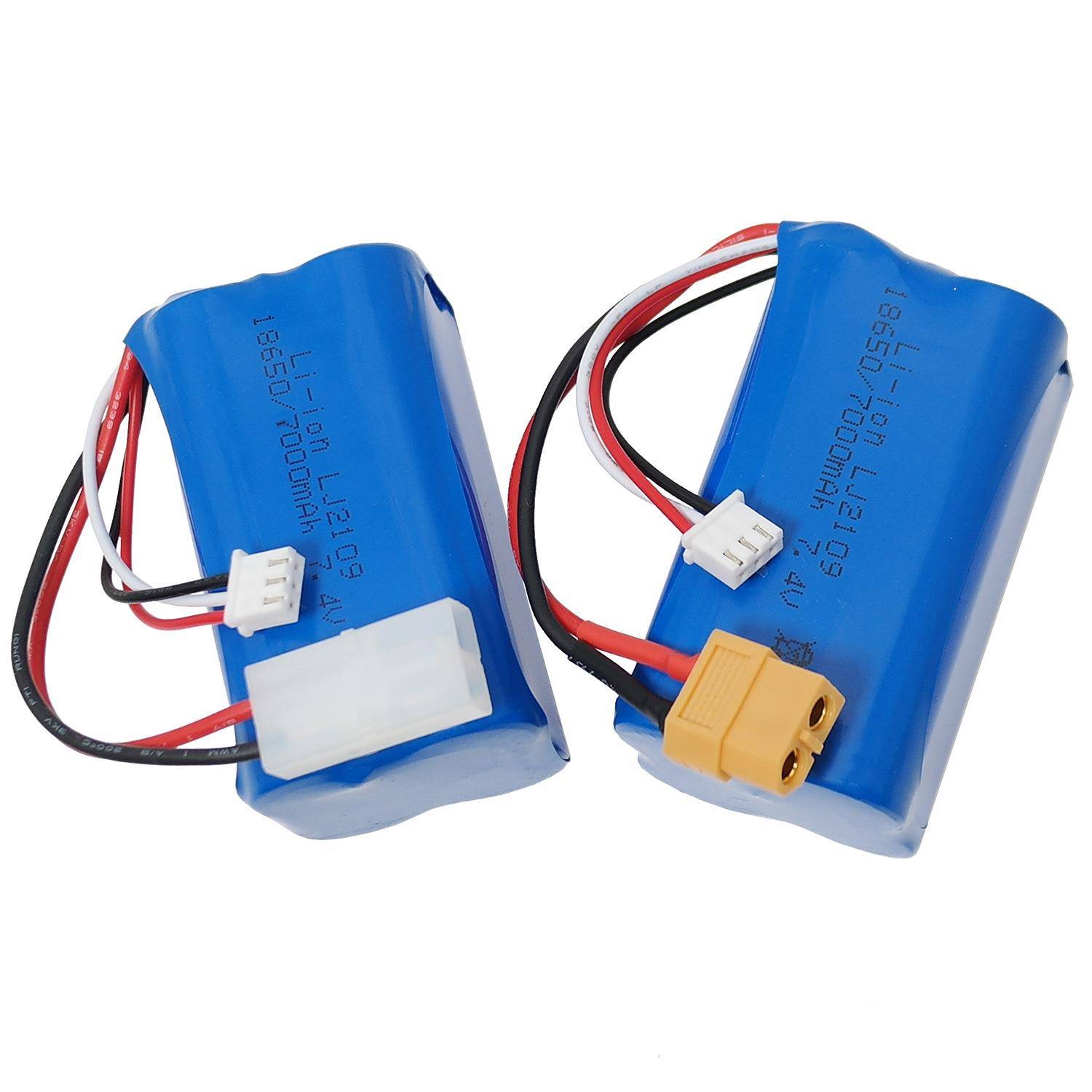 7.47000mAh充电锂电池大容量恒龙T9T238010遥控坦克701v7XT60