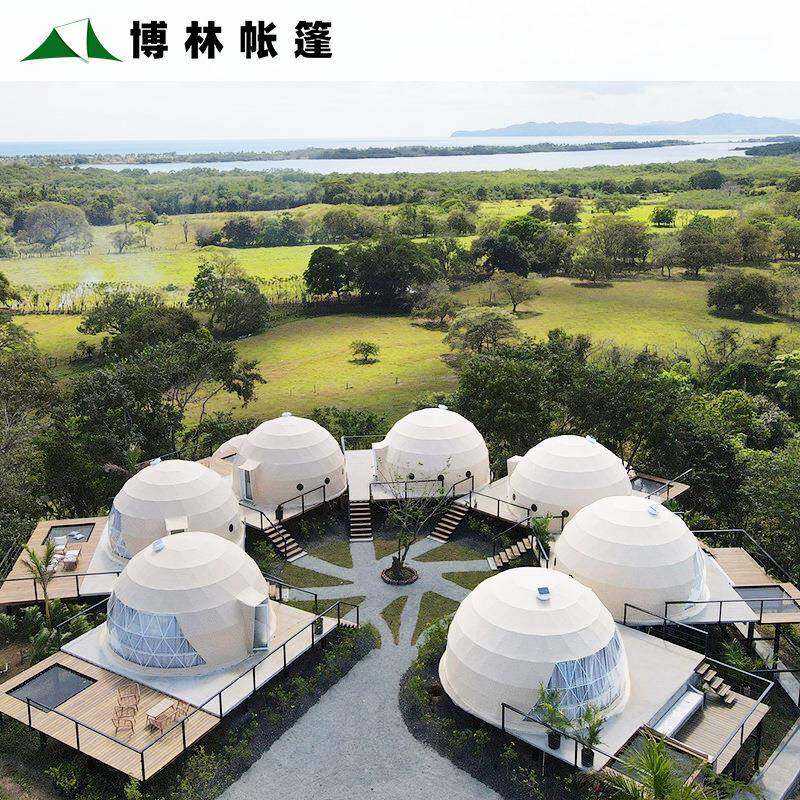 度酒店帐篷景区文旅星空帐篷营民村773宿星空假房圆顶球形露帐篷
