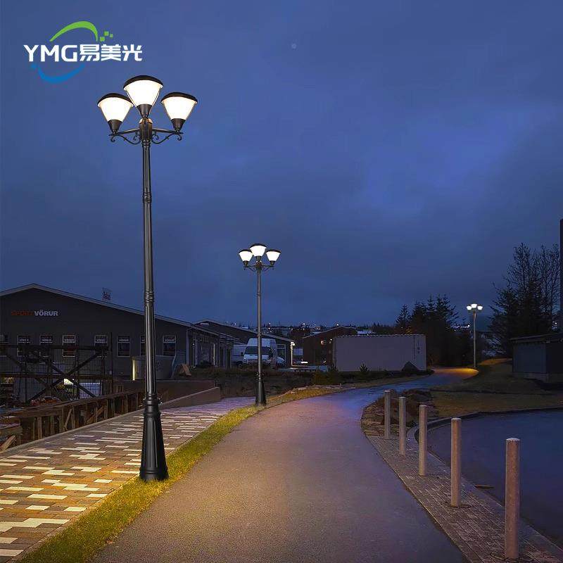 型太阳庭能灯户外景庭院铝材灯道路灯公园院KLN室外户外灯园林观