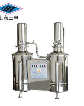 不锈钢电热蒸馏水器(重蒸)双重蒸馏水器DZ5CDZ10CDZ20C蒸馏水机
