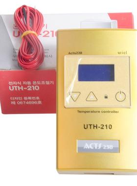 电地暖温控器电采暖温控器开关UTH210温控器汗蒸房电热炕温控器