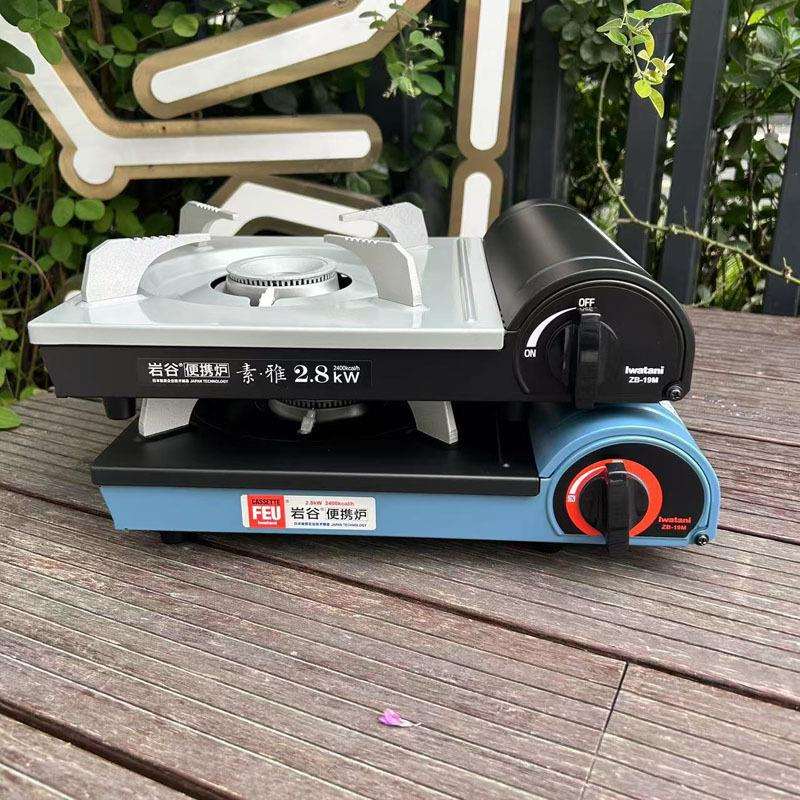 岩谷ZB-19M卡式炉便携炉防风烧烤炉具野炊卡斯炉子瓦斯炉火锅炉