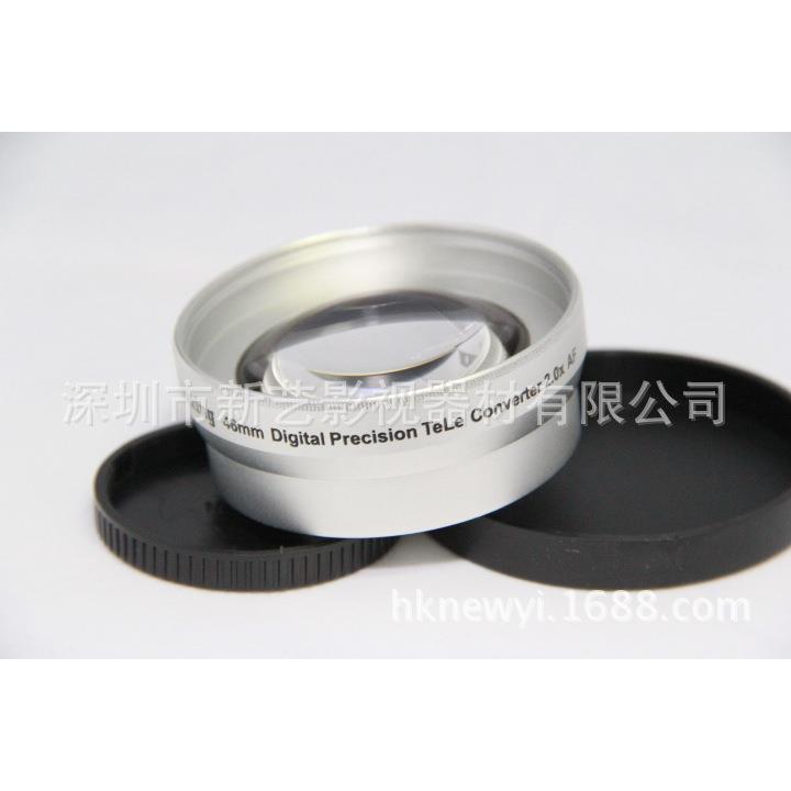 新艺46mm2倍增倍镜增距镜黑色/银色(UV62)